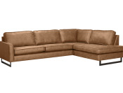 milton hoekbank cognac schuin[rechts]